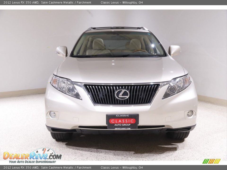 2012 Lexus RX 350 AWD Satin Cashmere Metallic / Parchment Photo #2