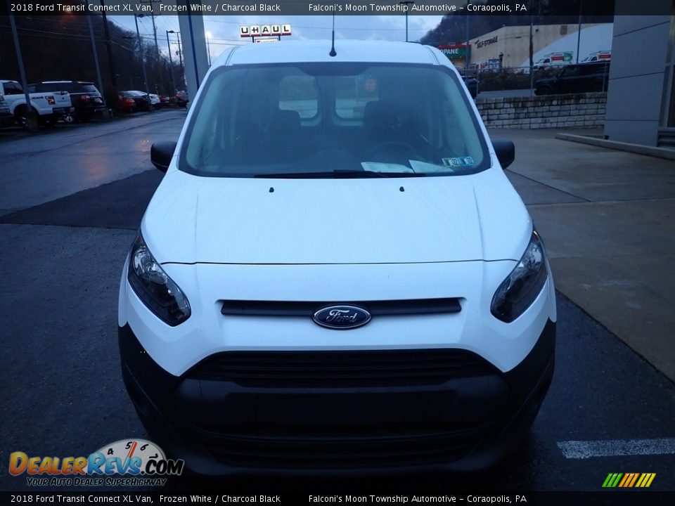 2018 Ford Transit Connect XL Van Frozen White / Charcoal Black Photo #8