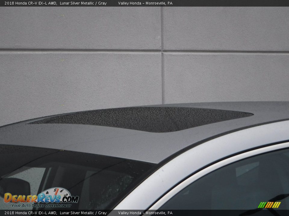 2018 Honda CR-V EX-L AWD Lunar Silver Metallic / Gray Photo #4
