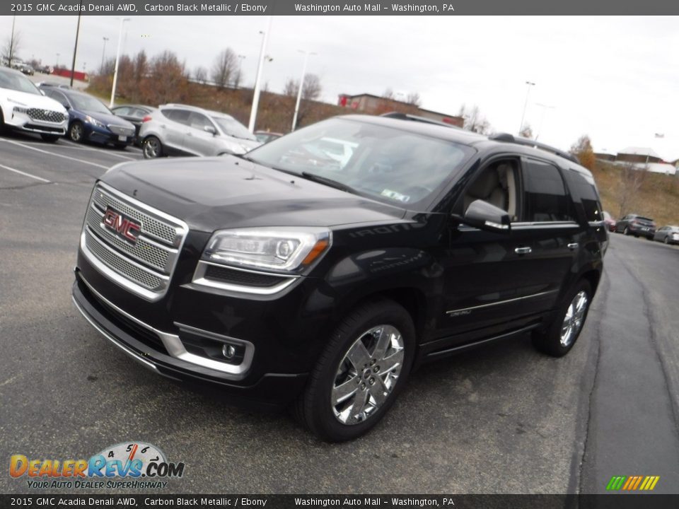 2015 GMC Acadia Denali AWD Carbon Black Metallic / Ebony Photo #6