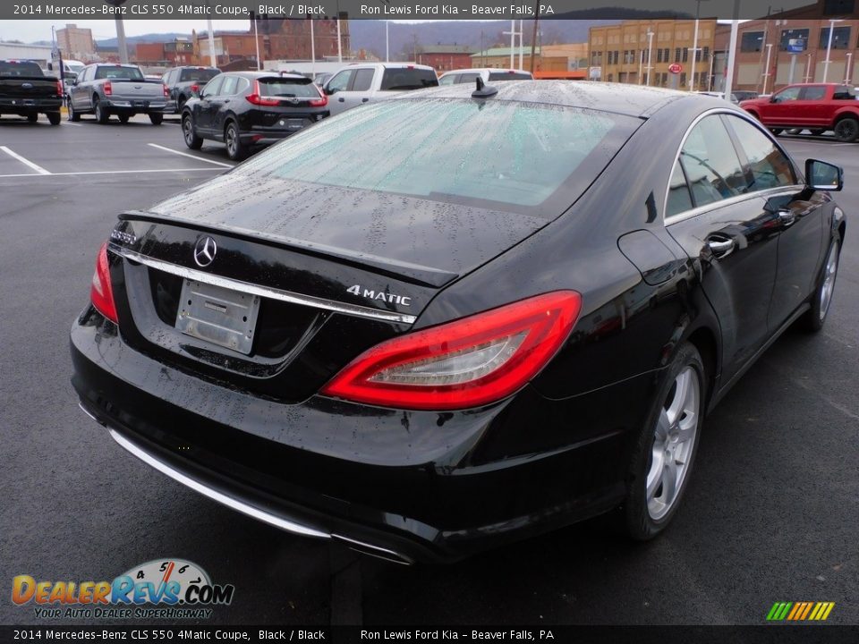 2014 Mercedes-Benz CLS 550 4Matic Coupe Black / Black Photo #2