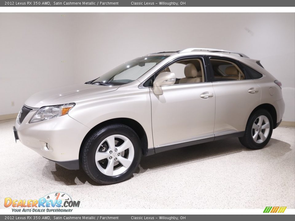 2012 Lexus RX 350 AWD Satin Cashmere Metallic / Parchment Photo #3