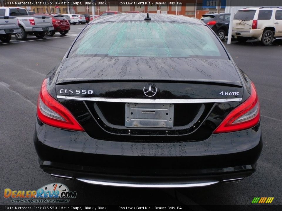 2014 Mercedes-Benz CLS 550 4Matic Coupe Black / Black Photo #3