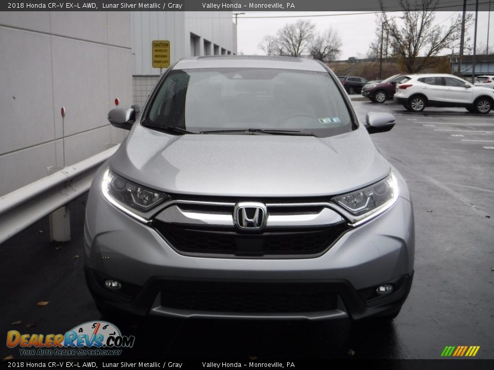 2018 Honda CR-V EX-L AWD Lunar Silver Metallic / Gray Photo #5
