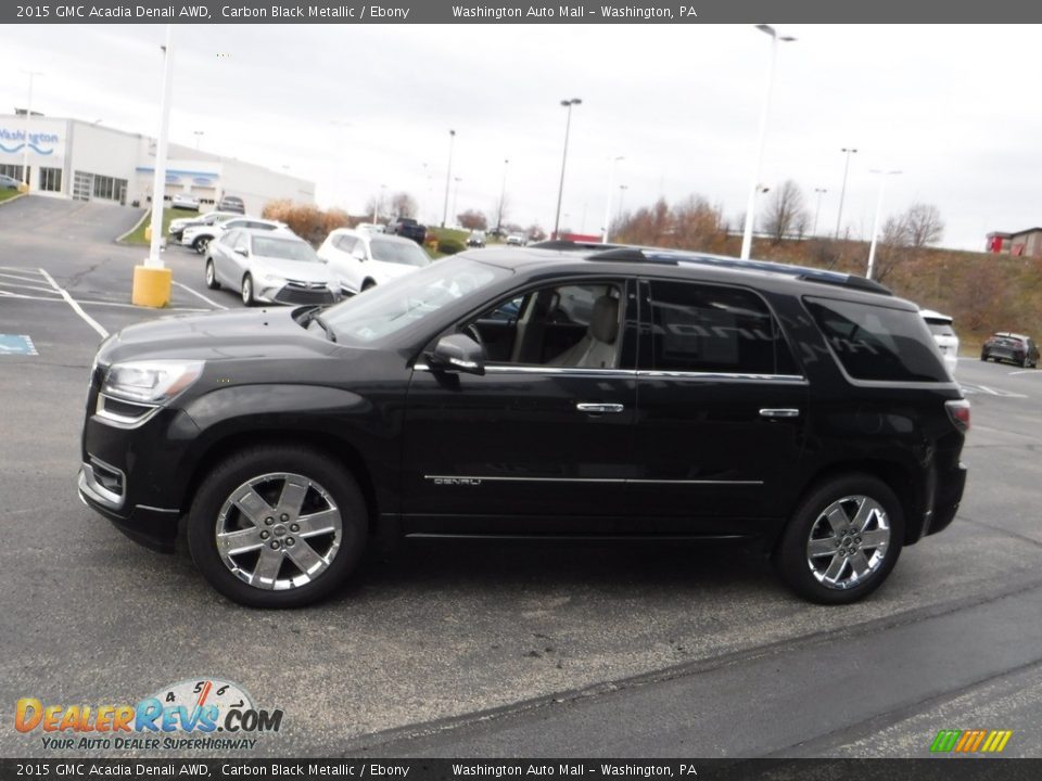 2015 GMC Acadia Denali AWD Carbon Black Metallic / Ebony Photo #8