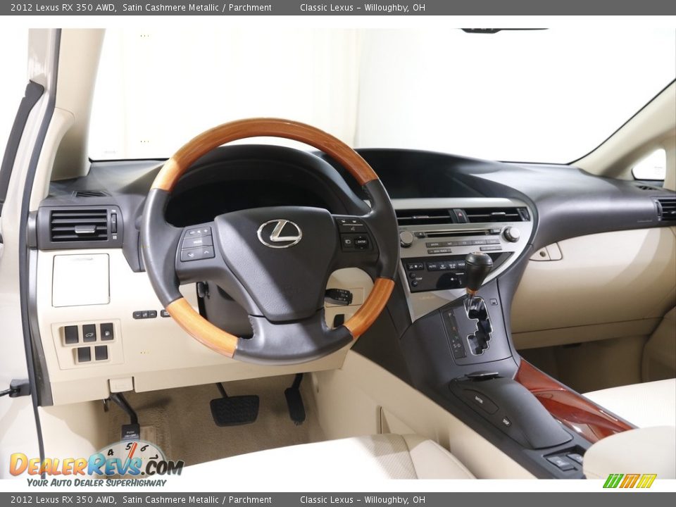 2012 Lexus RX 350 AWD Satin Cashmere Metallic / Parchment Photo #6