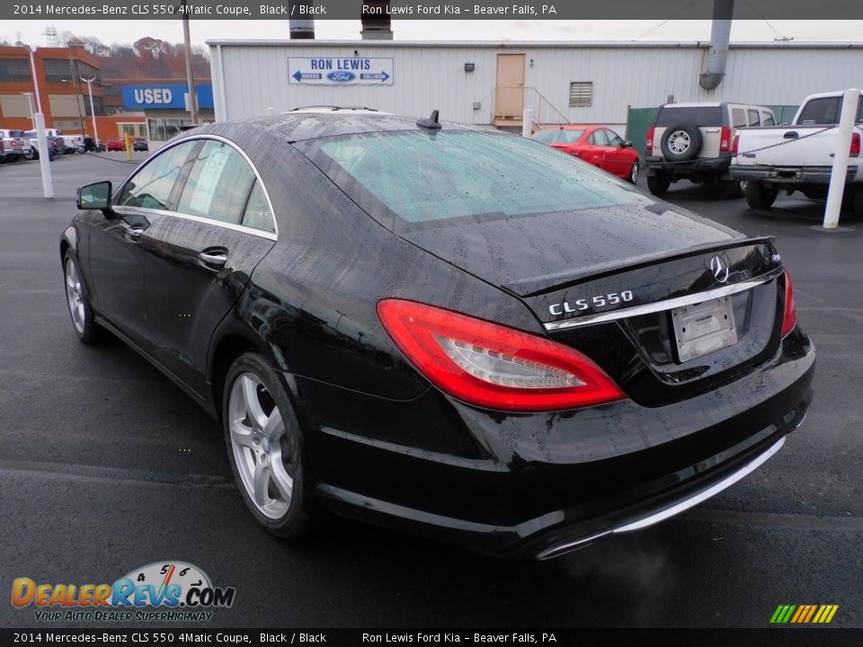 2014 Mercedes-Benz CLS 550 4Matic Coupe Black / Black Photo #5