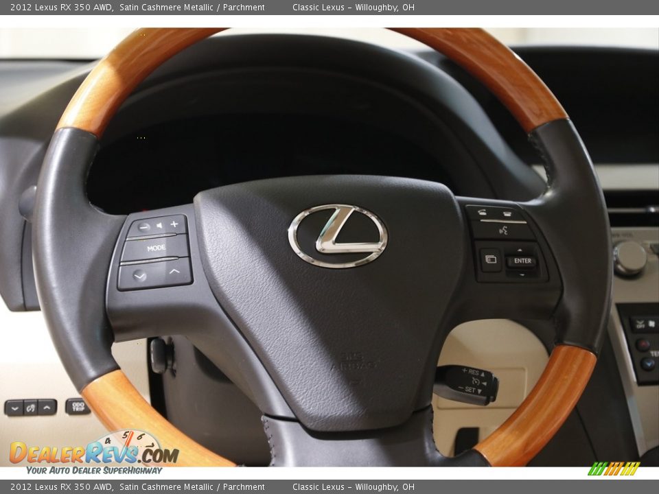 2012 Lexus RX 350 AWD Satin Cashmere Metallic / Parchment Photo #7