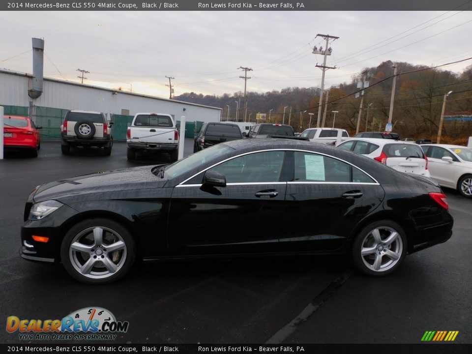 2014 Mercedes-Benz CLS 550 4Matic Coupe Black / Black Photo #6