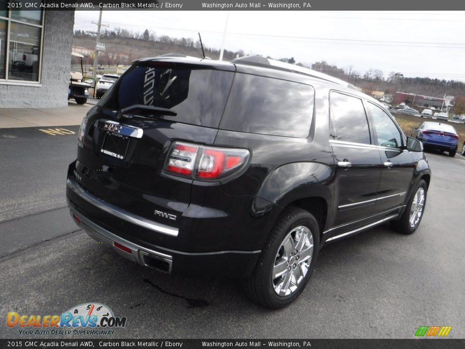 2015 GMC Acadia Denali AWD Carbon Black Metallic / Ebony Photo #11