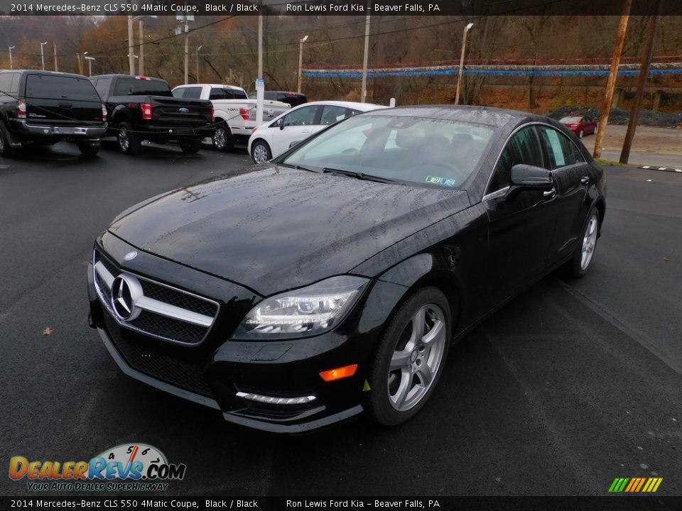 2014 Mercedes-Benz CLS 550 4Matic Coupe Black / Black Photo #7