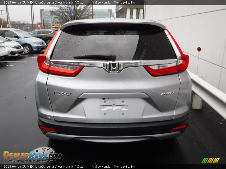 2018 Honda CR-V EX-L AWD Lunar Silver Metallic / Gray Photo #9