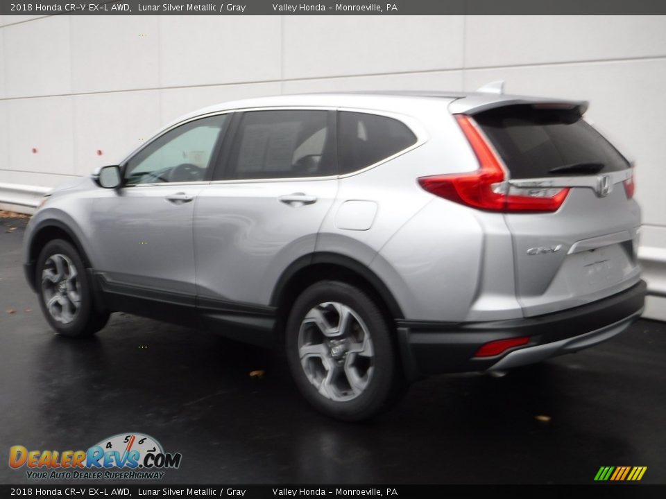 2018 Honda CR-V EX-L AWD Lunar Silver Metallic / Gray Photo #10