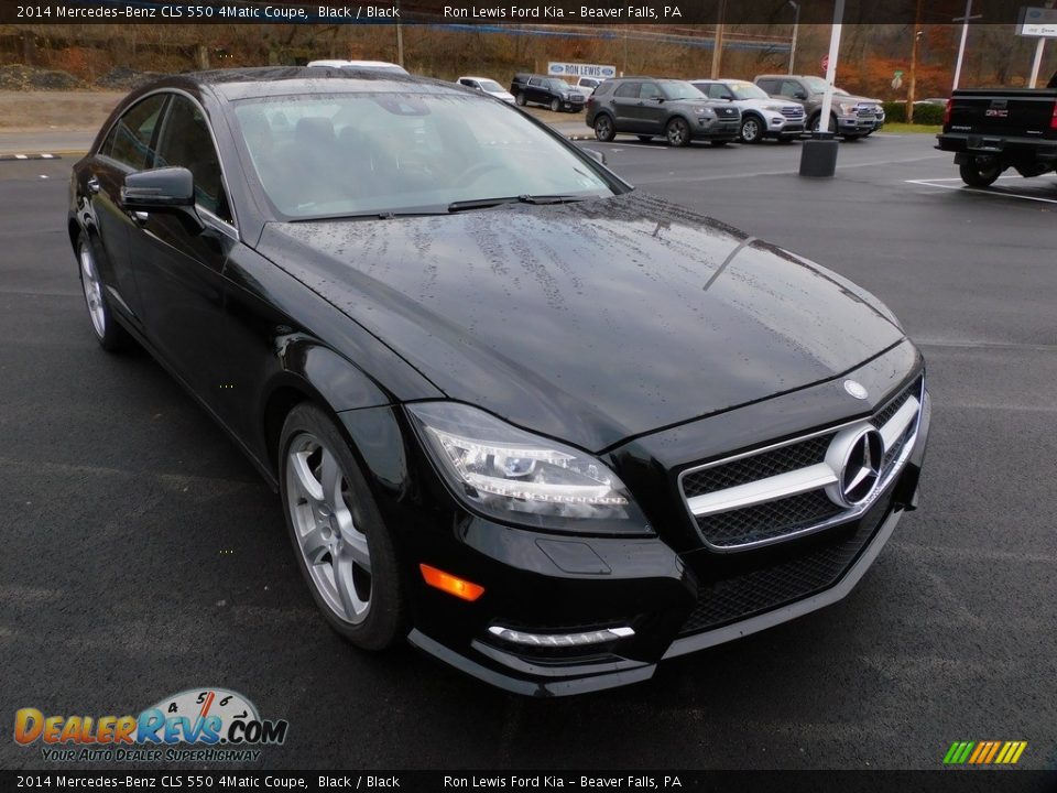 2014 Mercedes-Benz CLS 550 4Matic Coupe Black / Black Photo #9