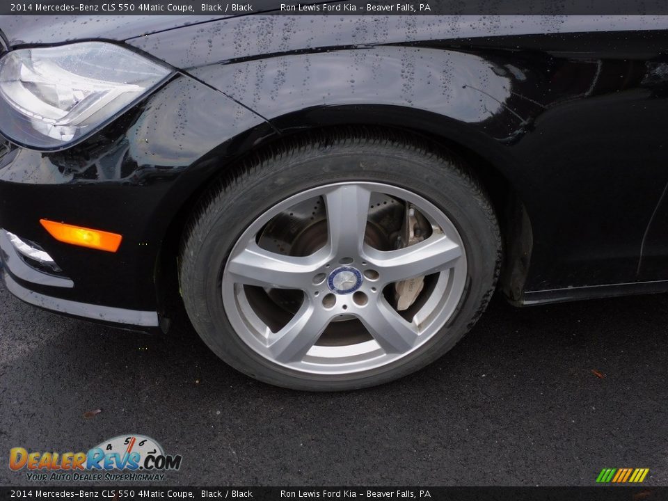 2014 Mercedes-Benz CLS 550 4Matic Coupe Black / Black Photo #10