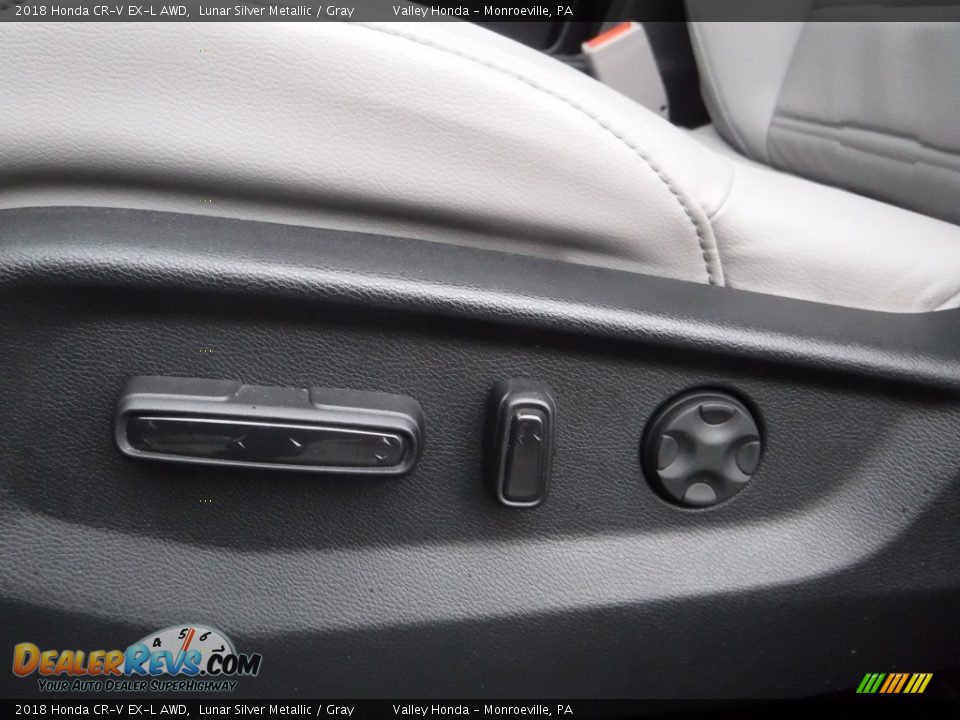 2018 Honda CR-V EX-L AWD Lunar Silver Metallic / Gray Photo #14