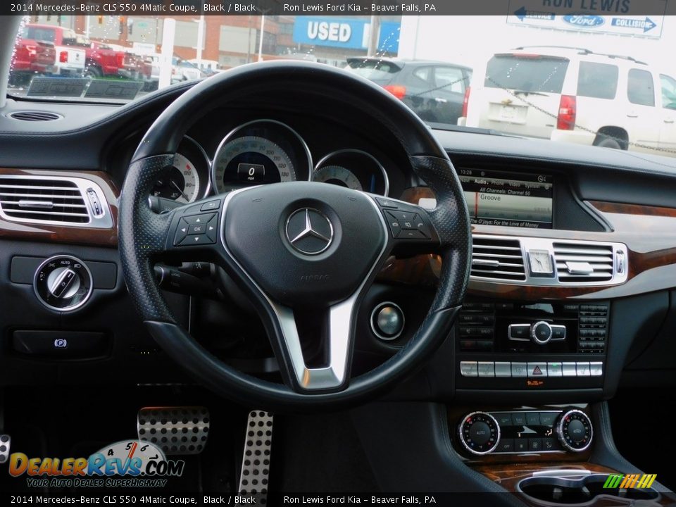 2014 Mercedes-Benz CLS 550 4Matic Coupe Black / Black Photo #13