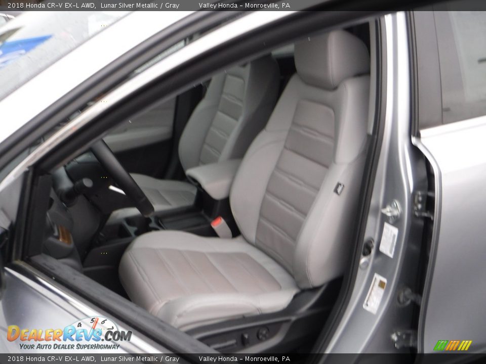 2018 Honda CR-V EX-L AWD Lunar Silver Metallic / Gray Photo #16