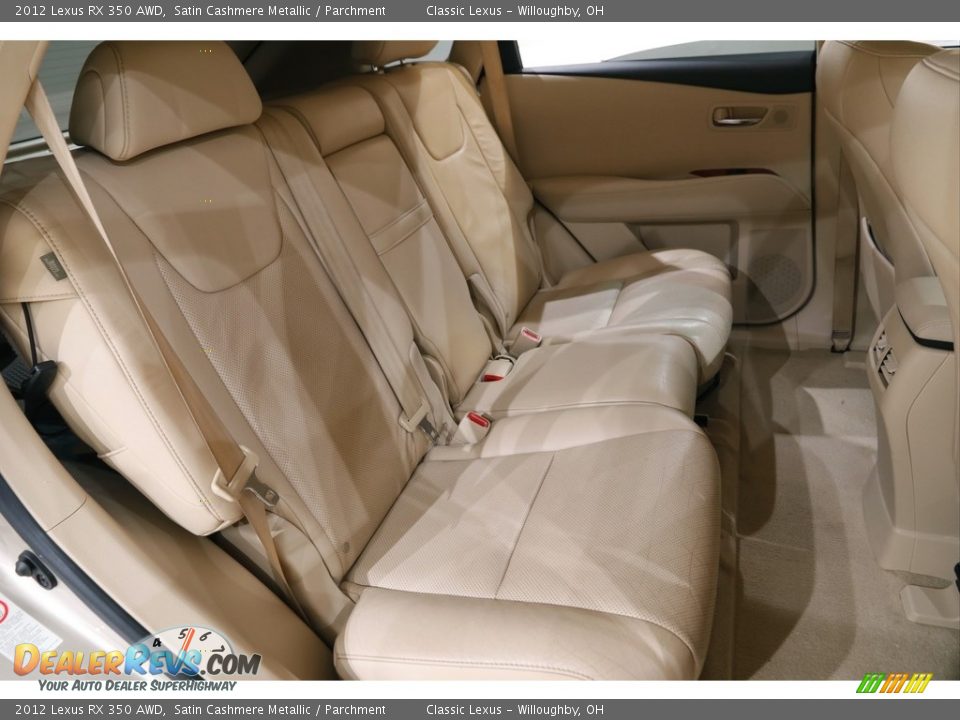 2012 Lexus RX 350 AWD Satin Cashmere Metallic / Parchment Photo #18