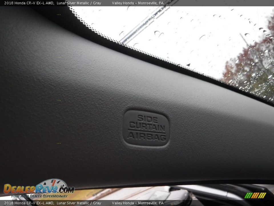 2018 Honda CR-V EX-L AWD Lunar Silver Metallic / Gray Photo #18
