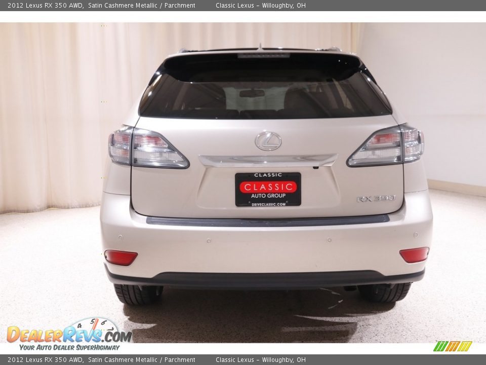 2012 Lexus RX 350 AWD Satin Cashmere Metallic / Parchment Photo #20