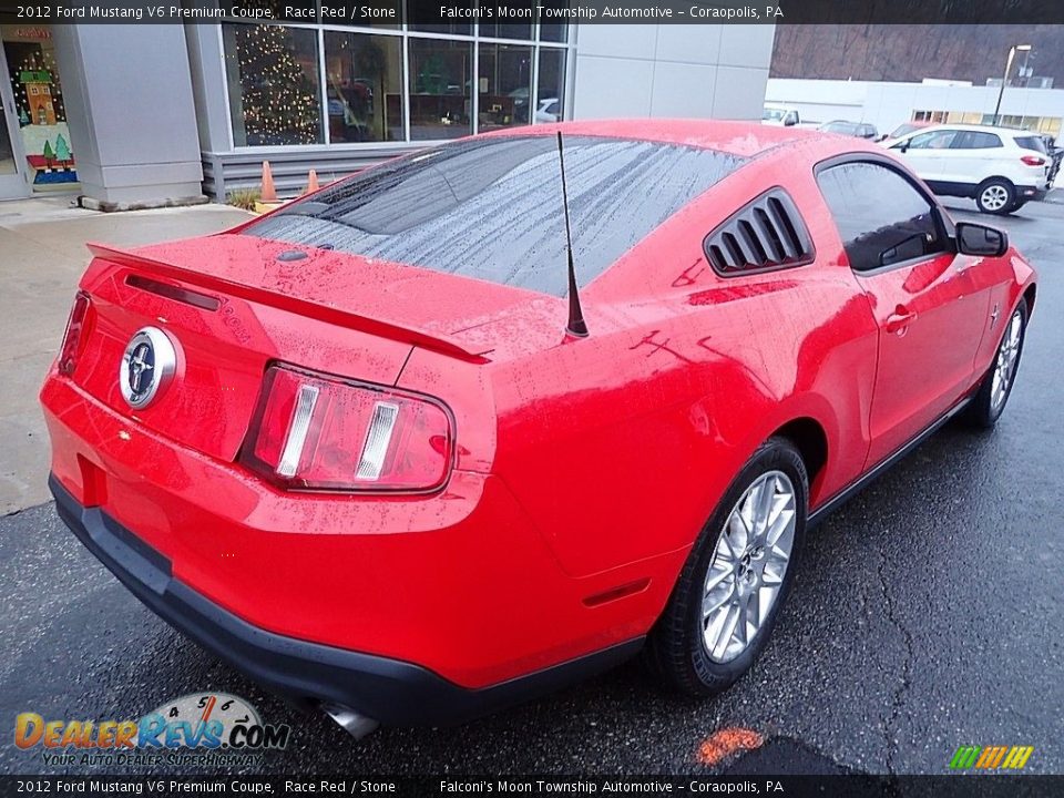 2012 Ford Mustang V6 Premium Coupe Race Red / Stone Photo #2