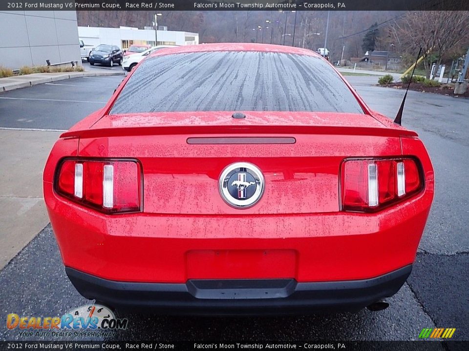 2012 Ford Mustang V6 Premium Coupe Race Red / Stone Photo #3