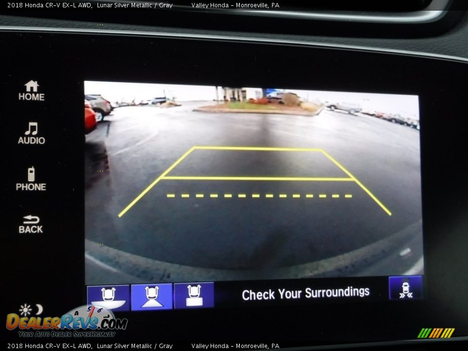 2018 Honda CR-V EX-L AWD Lunar Silver Metallic / Gray Photo #22