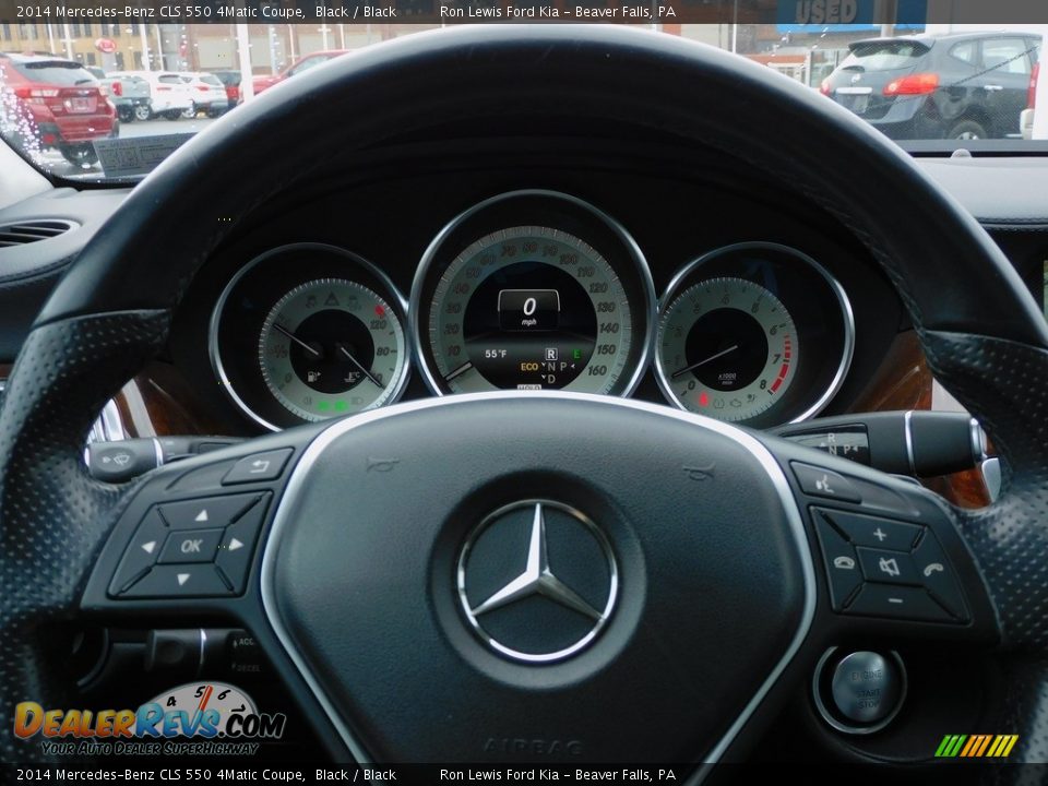 2014 Mercedes-Benz CLS 550 4Matic Coupe Black / Black Photo #21