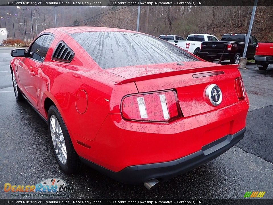 2012 Ford Mustang V6 Premium Coupe Race Red / Stone Photo #4