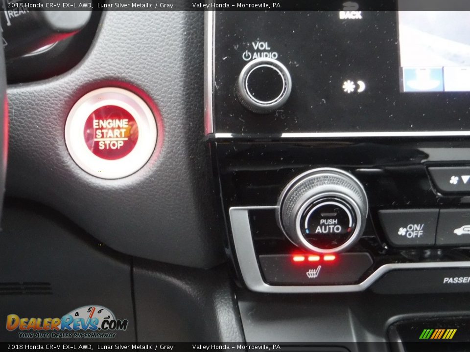 2018 Honda CR-V EX-L AWD Lunar Silver Metallic / Gray Photo #23