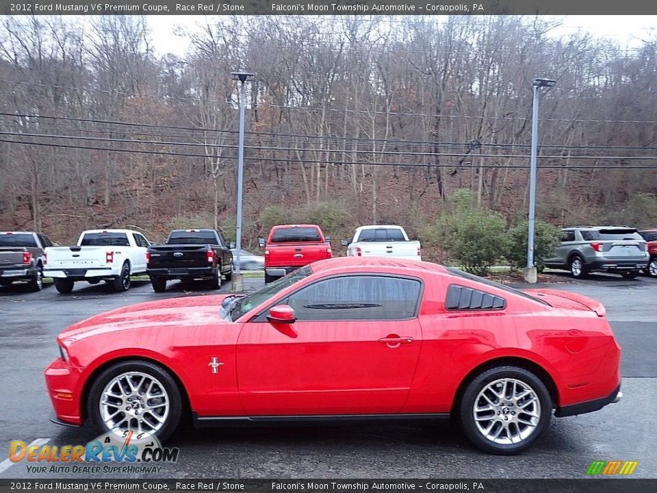 Race Red 2012 Ford Mustang V6 Premium Coupe Photo #5
