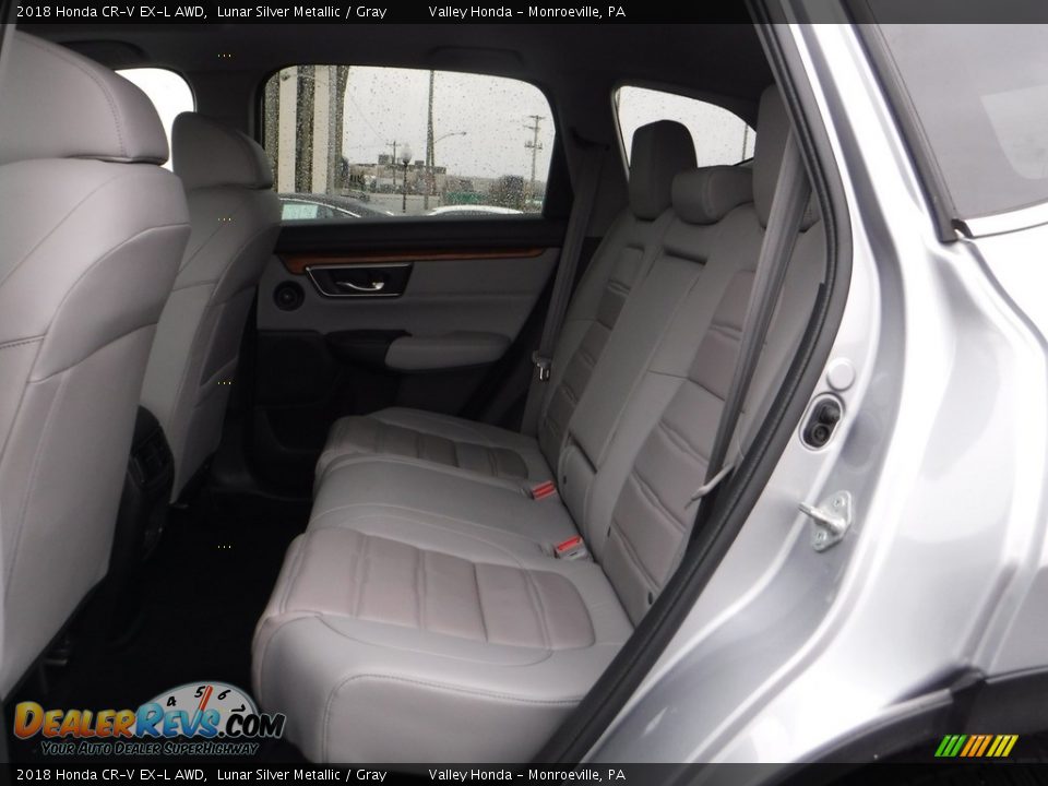2018 Honda CR-V EX-L AWD Lunar Silver Metallic / Gray Photo #26