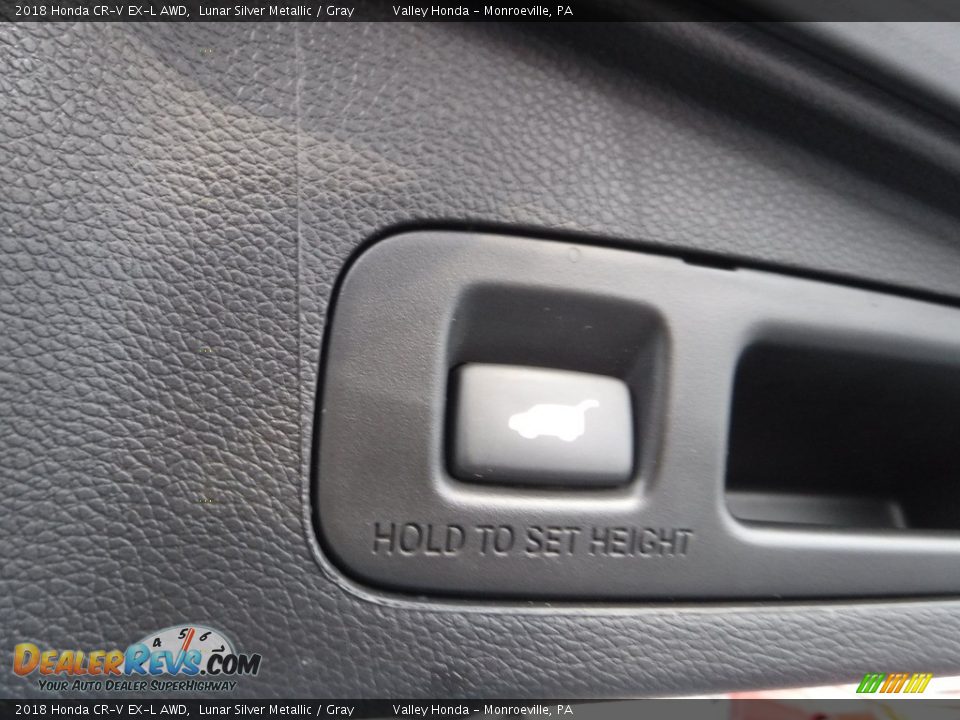 2018 Honda CR-V EX-L AWD Lunar Silver Metallic / Gray Photo #28