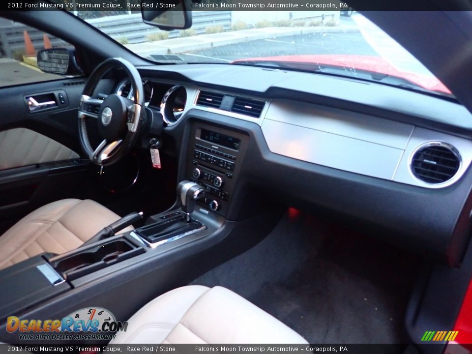 2012 Ford Mustang V6 Premium Coupe Race Red / Stone Photo #11