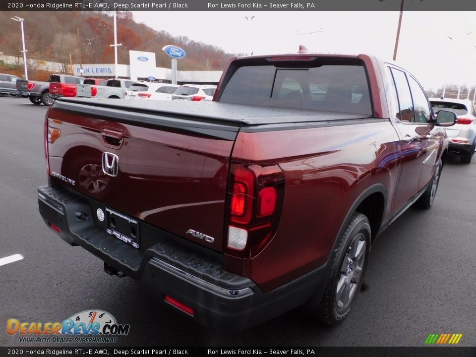 2020 Honda Ridgeline RTL-E AWD Deep Scarlet Pearl / Black Photo #2
