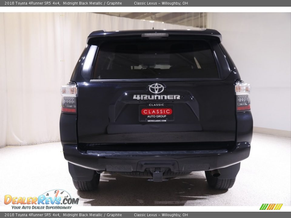 2018 Toyota 4Runner SR5 4x4 Midnight Black Metallic / Graphite Photo #19