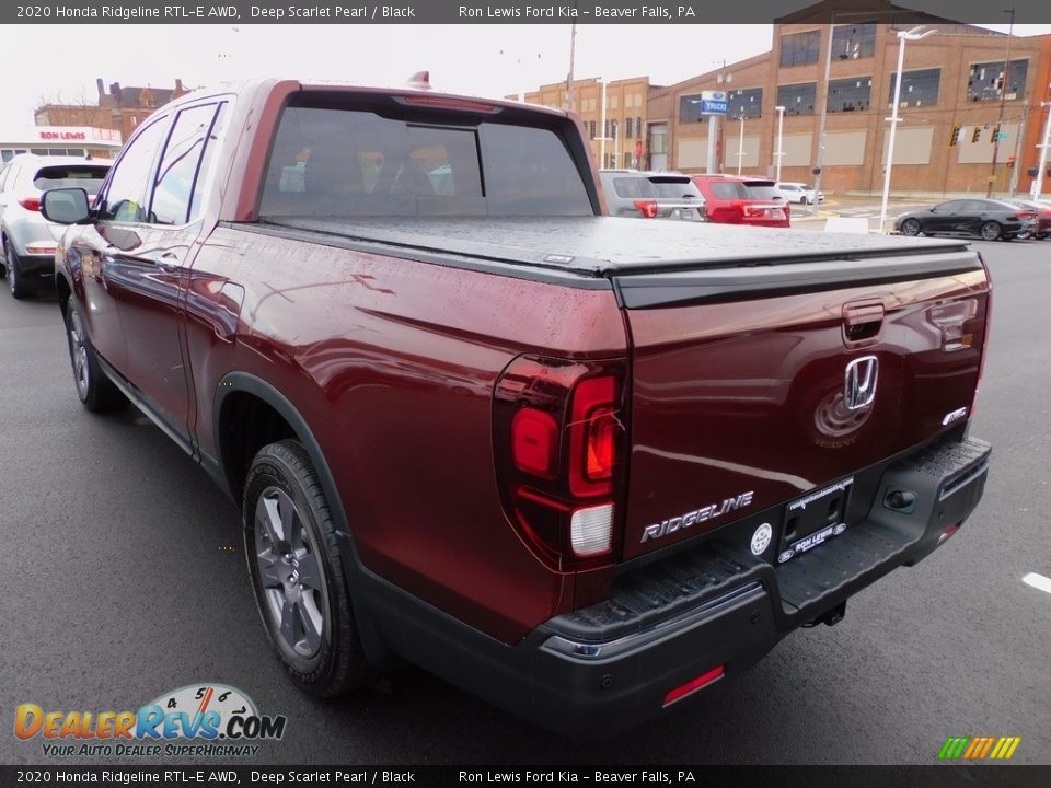 2020 Honda Ridgeline RTL-E AWD Deep Scarlet Pearl / Black Photo #5