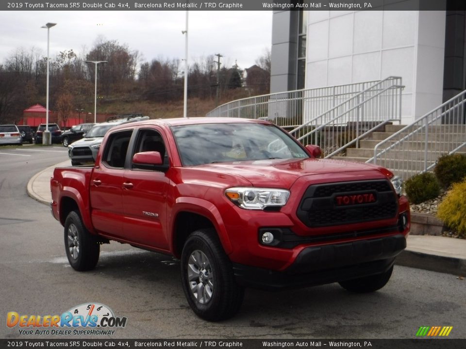 2019 Toyota Tacoma SR5 Double Cab 4x4 Barcelona Red Metallic / TRD Graphite Photo #1