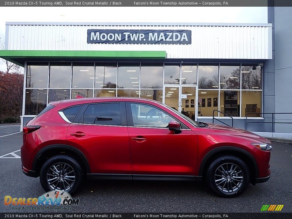 2019 Mazda CX-5 Touring AWD Soul Red Crystal Metallic / Black Photo #1