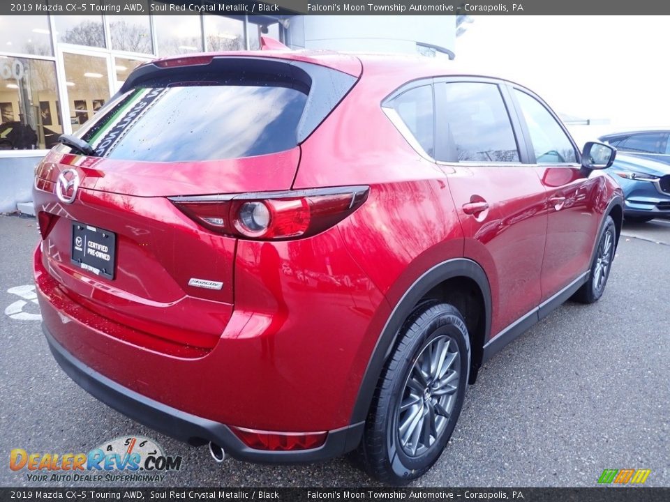 2019 Mazda CX-5 Touring AWD Soul Red Crystal Metallic / Black Photo #2