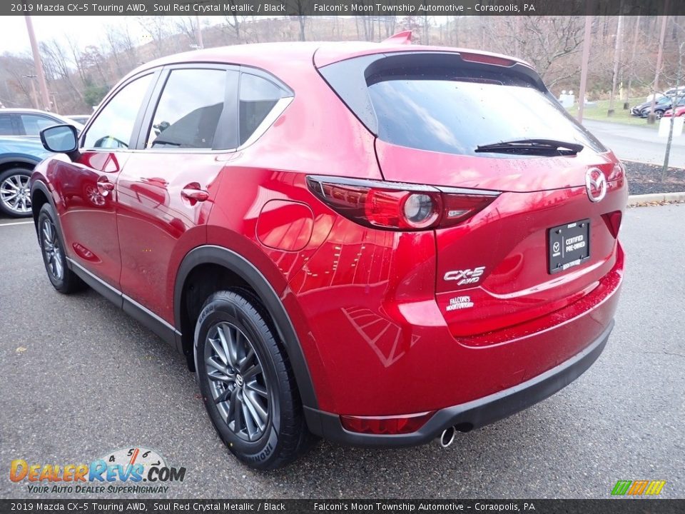 2019 Mazda CX-5 Touring AWD Soul Red Crystal Metallic / Black Photo #5