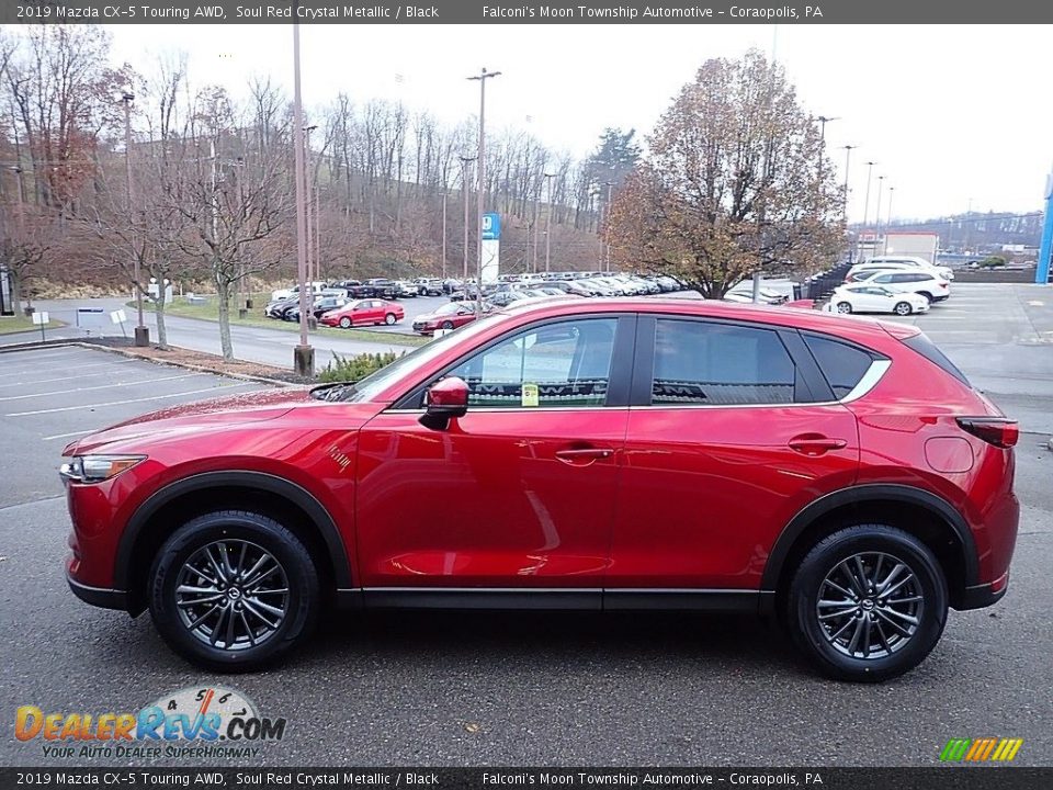 2019 Mazda CX-5 Touring AWD Soul Red Crystal Metallic / Black Photo #6