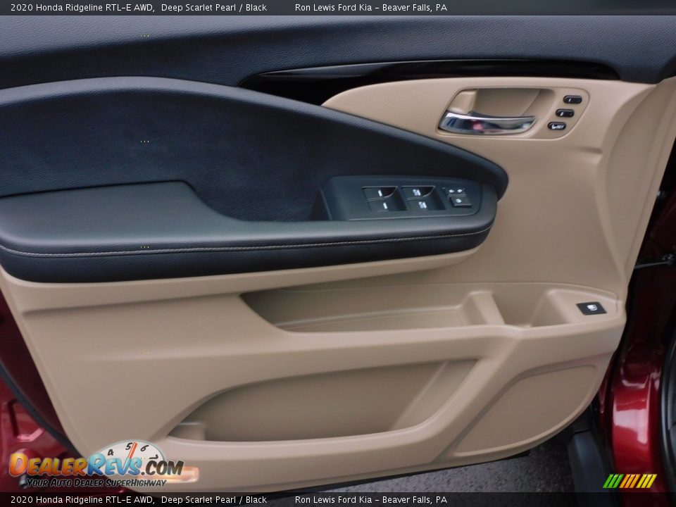 2020 Honda Ridgeline RTL-E AWD Deep Scarlet Pearl / Black Photo #14