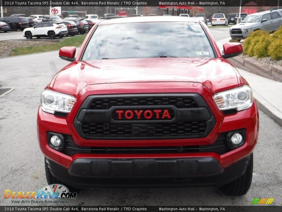 2019 Toyota Tacoma SR5 Double Cab 4x4 Barcelona Red Metallic / TRD Graphite Photo #11