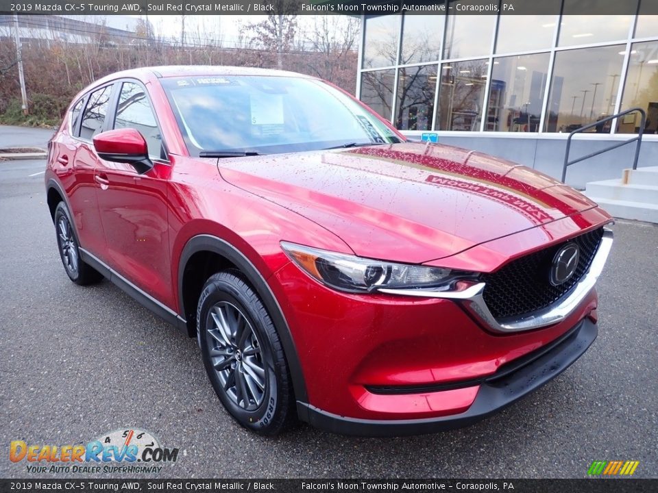 2019 Mazda CX-5 Touring AWD Soul Red Crystal Metallic / Black Photo #9