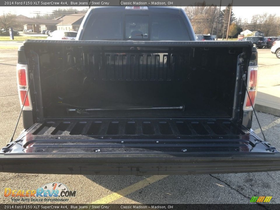 2014 Ford F150 XLT SuperCrew 4x4 Blue Jeans / Steel Grey Photo #10