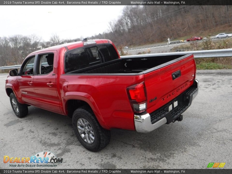 2019 Toyota Tacoma SR5 Double Cab 4x4 Barcelona Red Metallic / TRD Graphite Photo #15