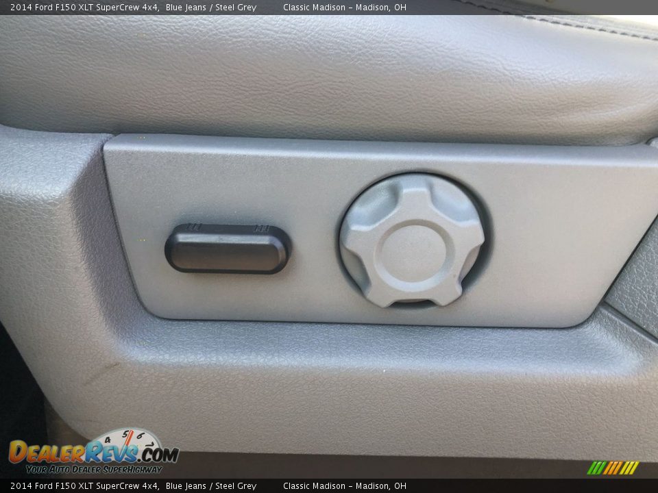 2014 Ford F150 XLT SuperCrew 4x4 Blue Jeans / Steel Grey Photo #16