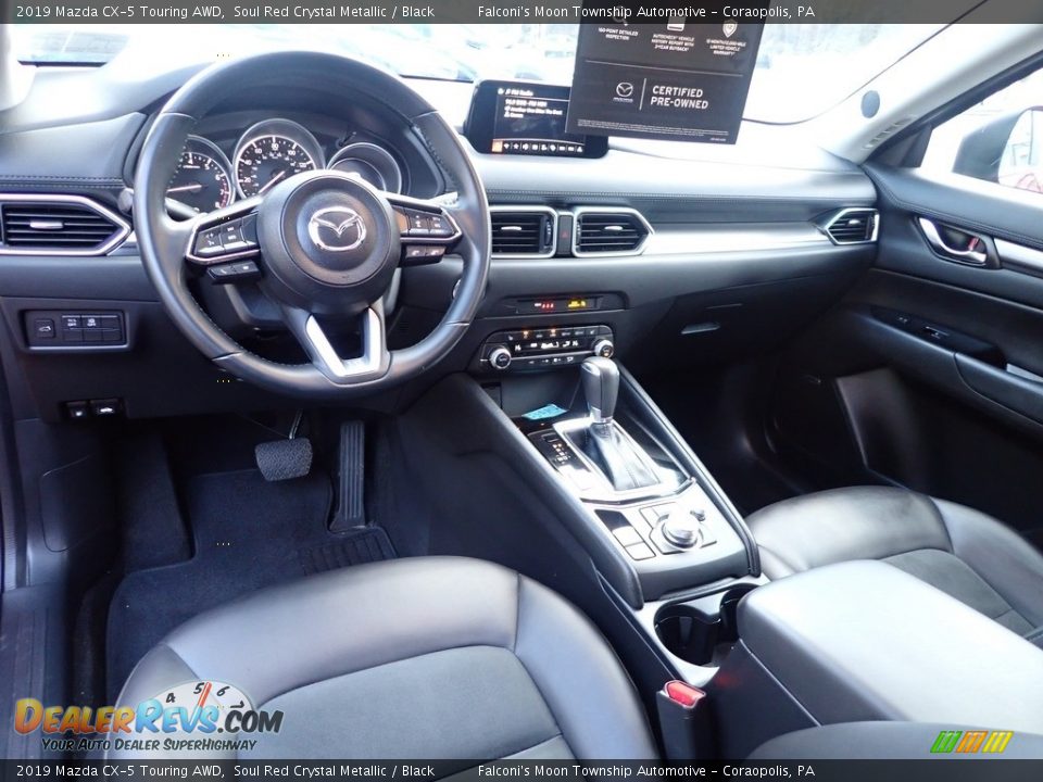 2019 Mazda CX-5 Touring AWD Soul Red Crystal Metallic / Black Photo #19